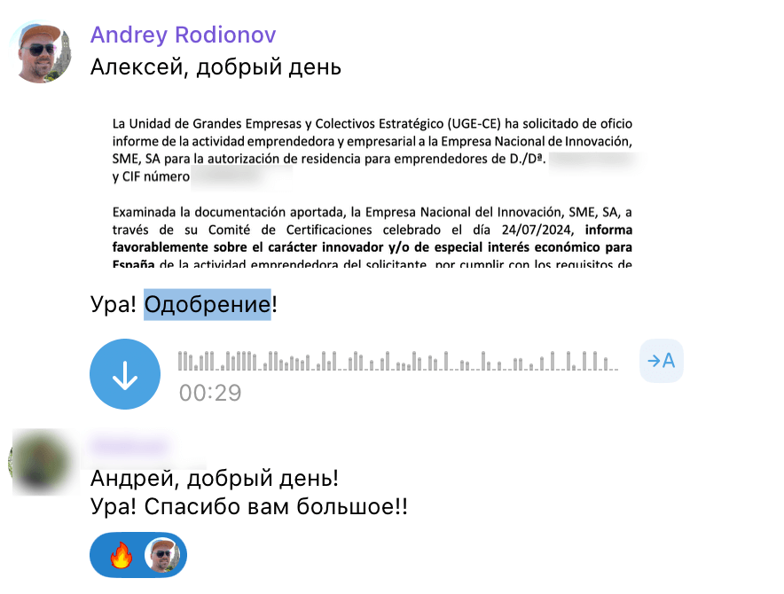 Client review