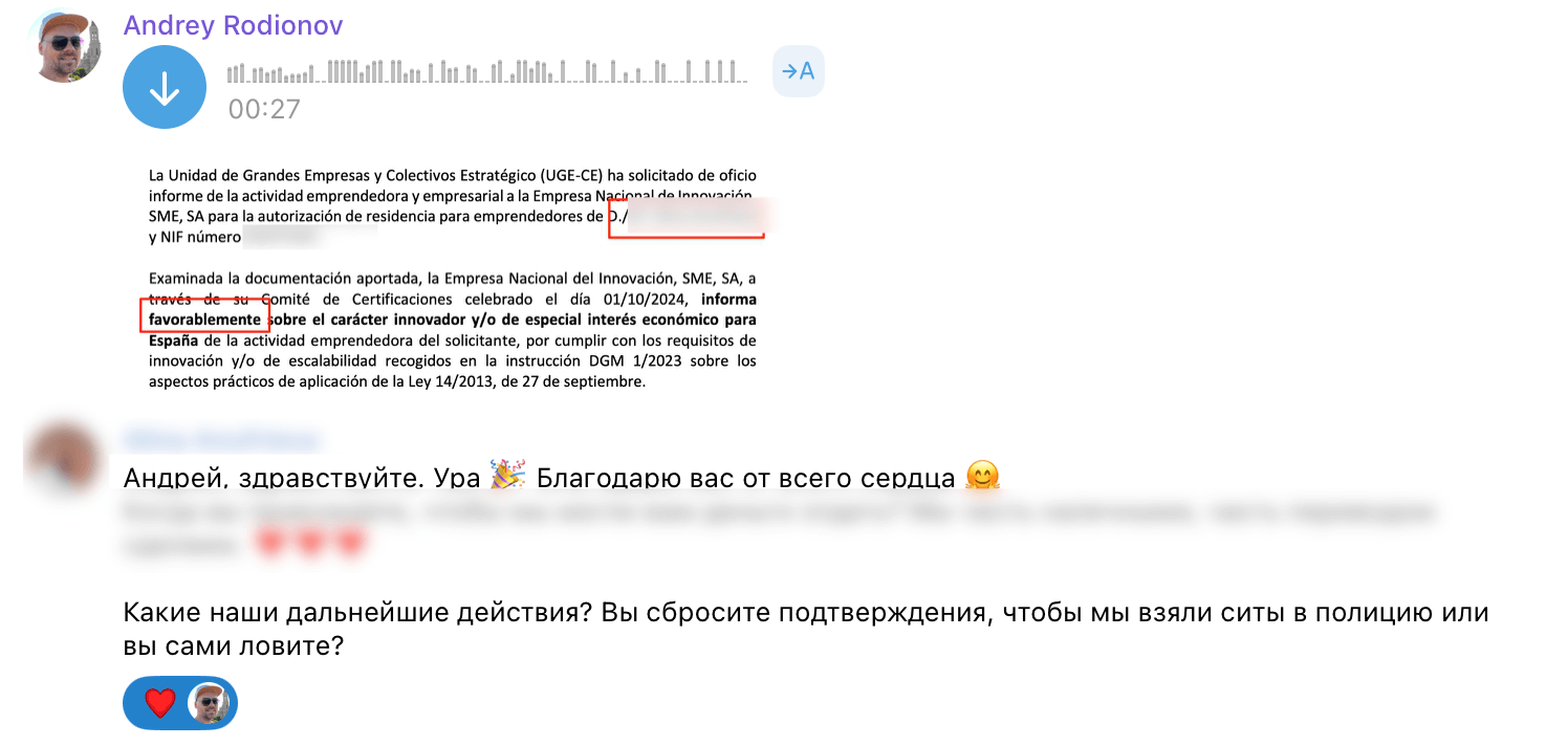Client review