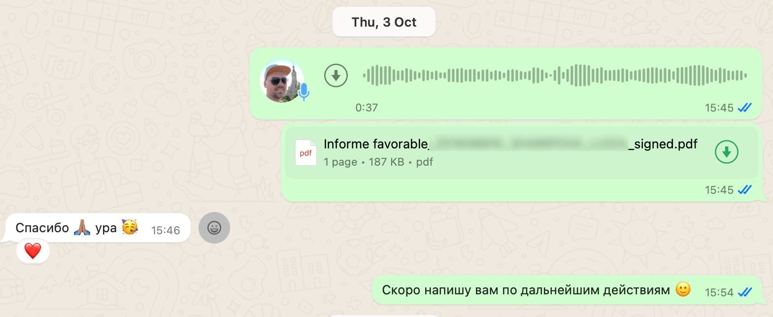 Client review